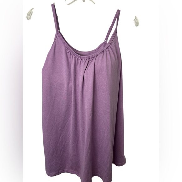 32 Degrees Tops - NWOT 32 DEGREES COOL SUMMER FLOWY BRA CAMI PURPLE